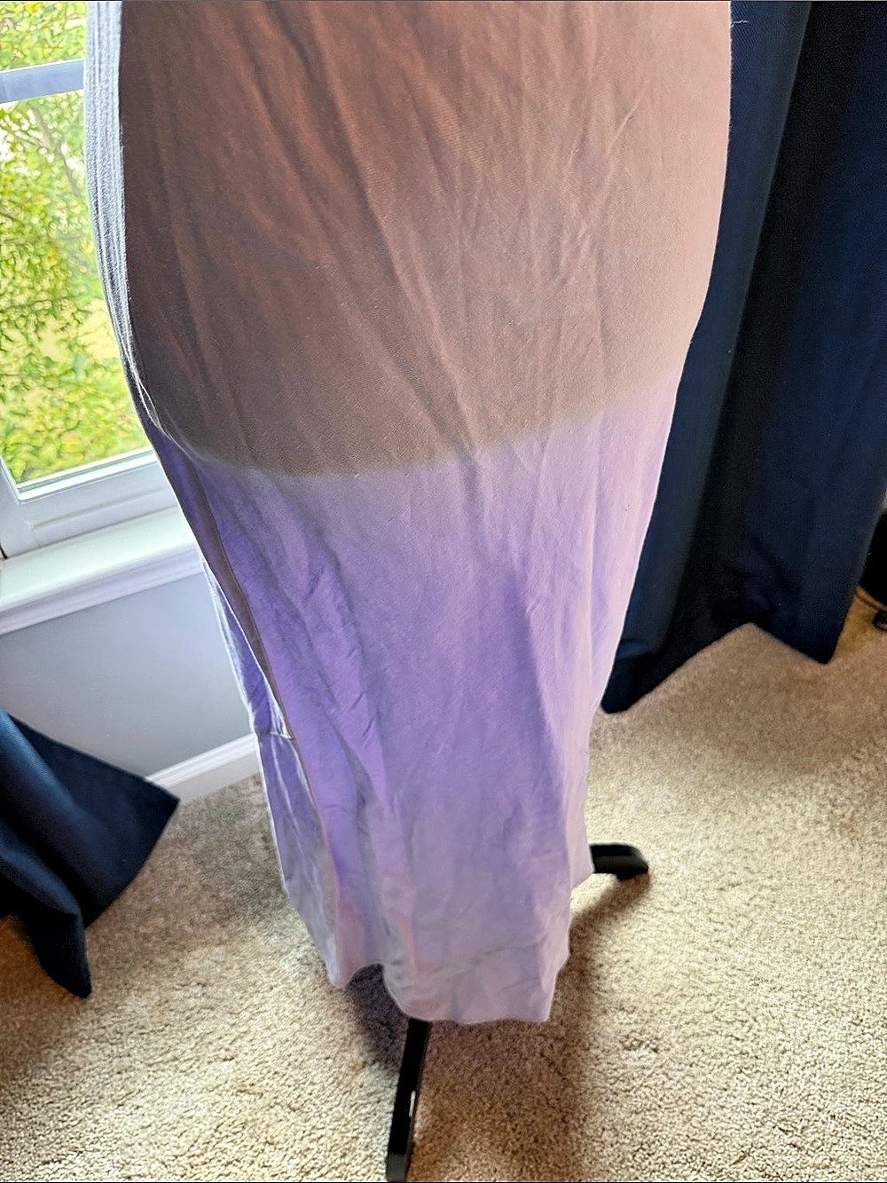Anthropologie Strapless Maxi Dress in lavender Size XS NWT - Tilda - Picture 8 of 14